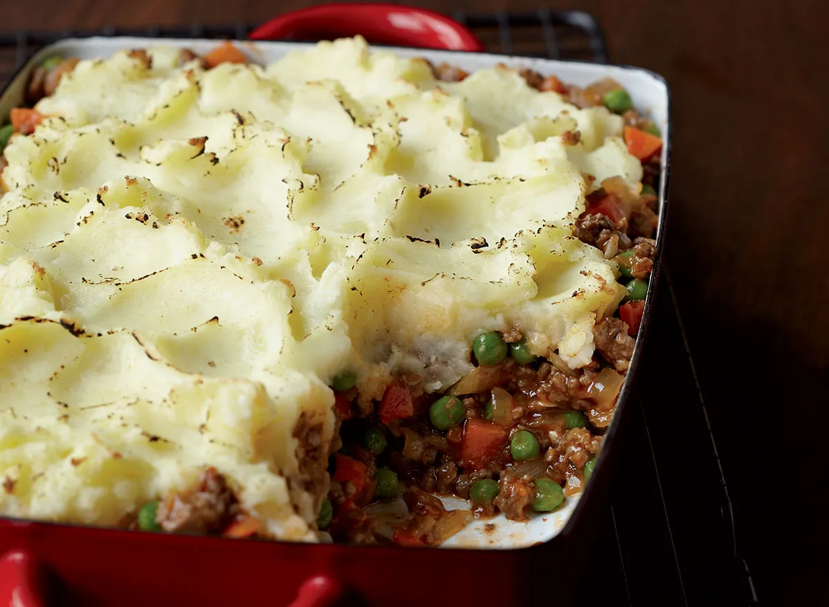 Healthy shepherd's pie