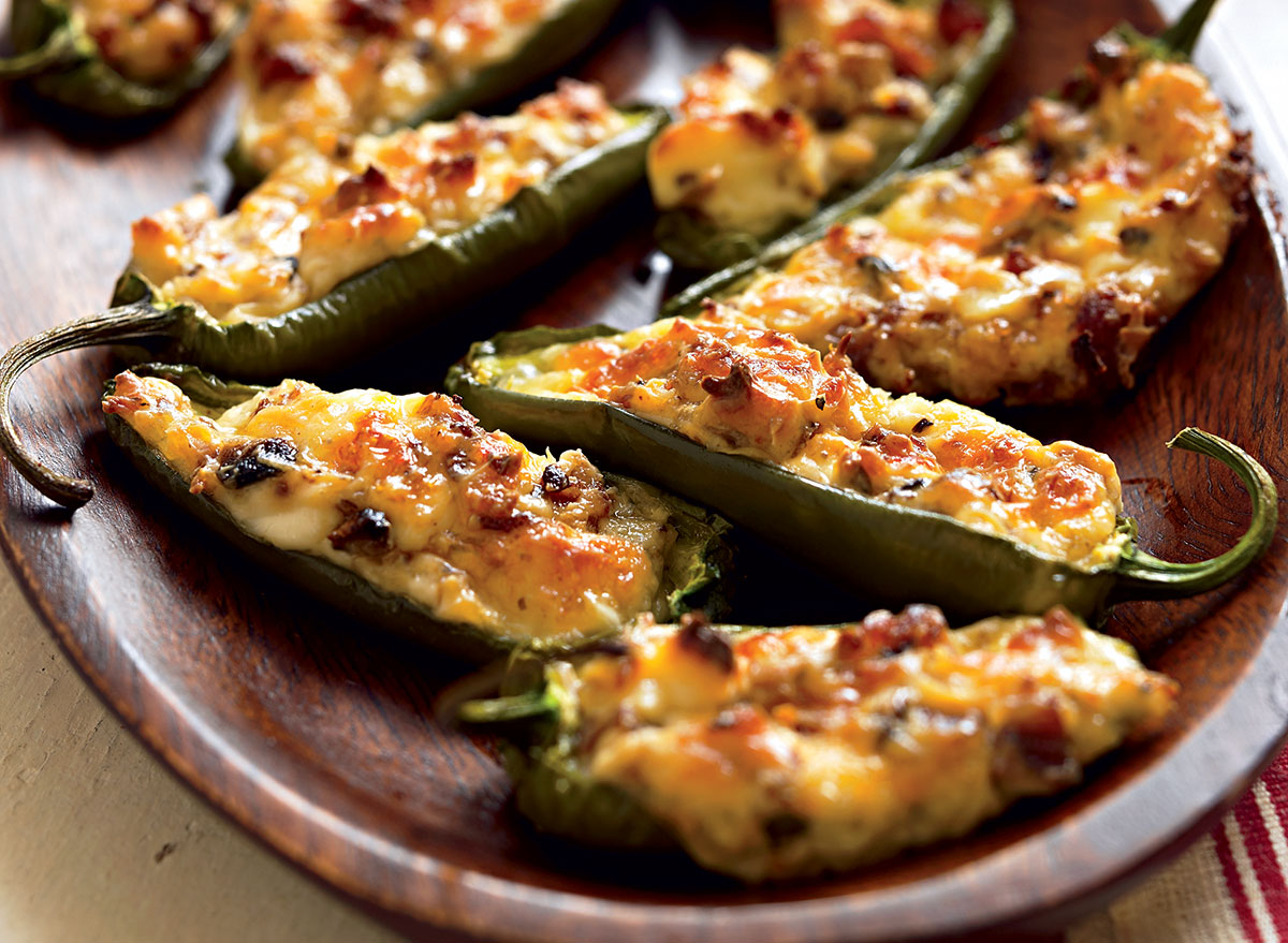 Healthy stuffed jalapenos