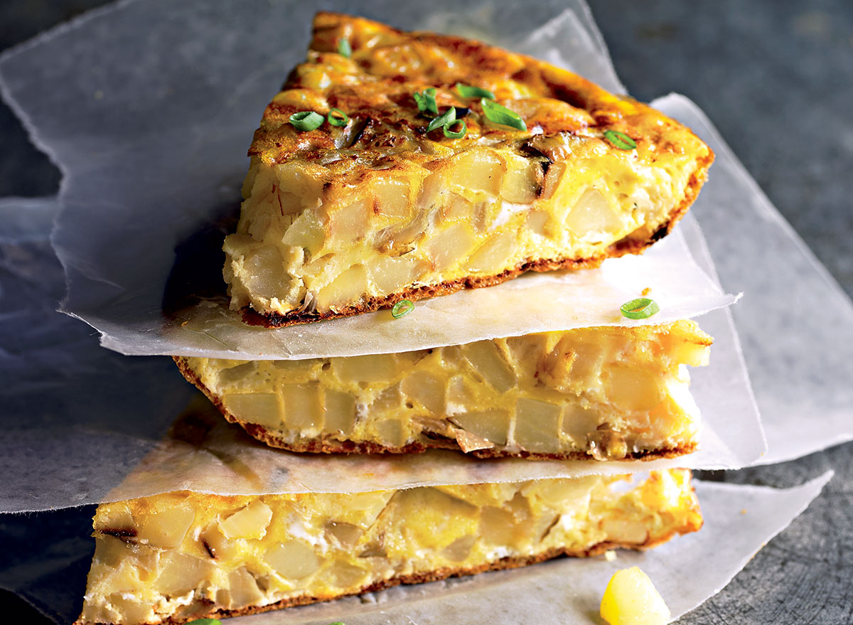 Healthy tortilla española