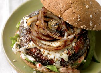 Vegetarian mushroom melts