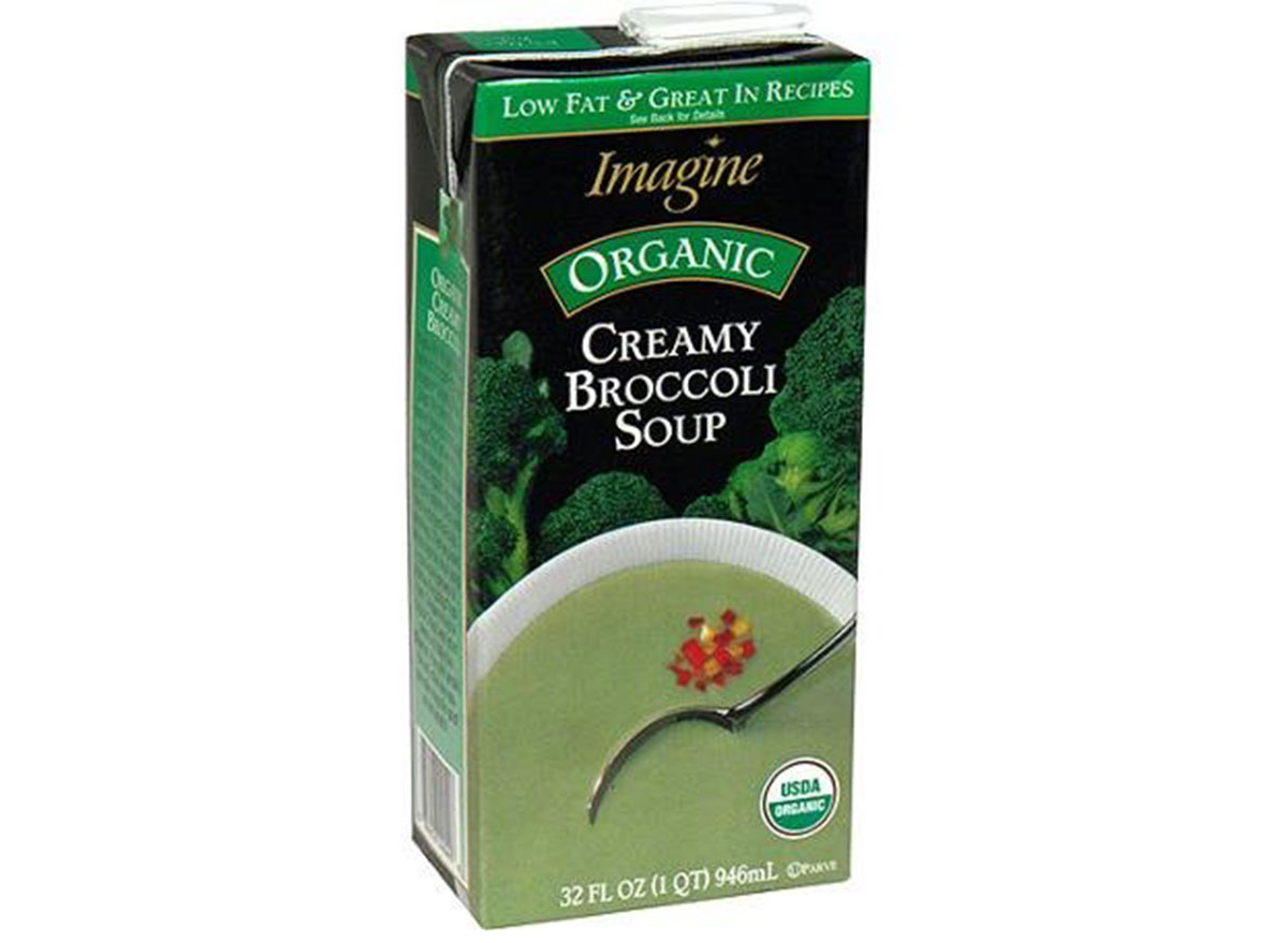 Imagine organic creamy broccoli soup box