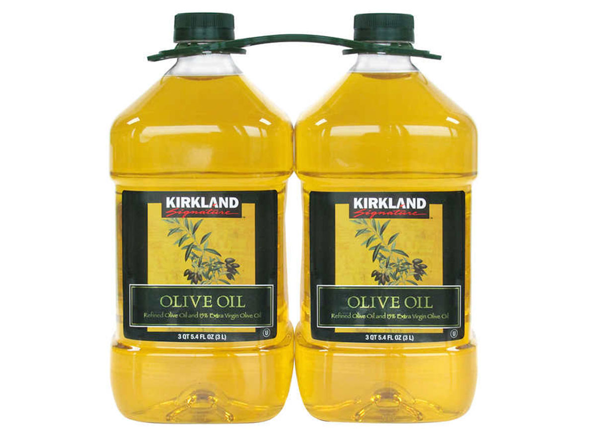 Kirkland olive oil bottles