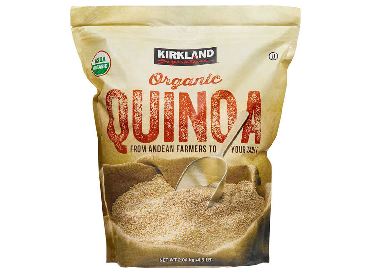 Kirkland organic quinoa bag