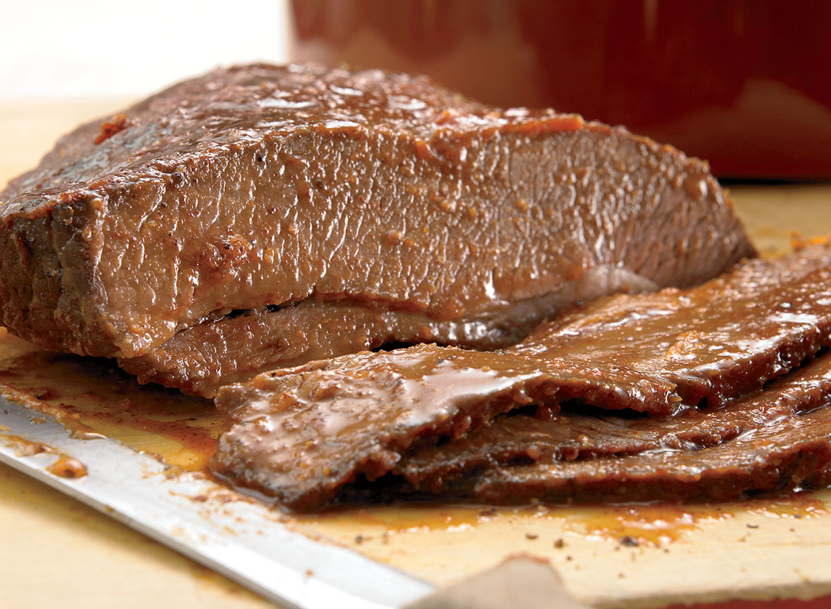 Low calorie beer brisket