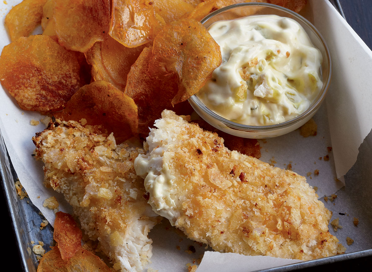 Classic Low Calorie Fish And Chips Recipe Eat This Not That Classic Low Calorie Fish And Chips Recipe Eat This Not That