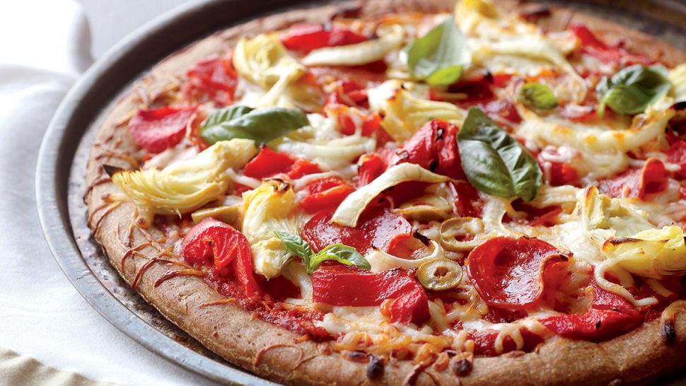 Loaded Pizza Recipe With Turkey Pepperoni Eat This Not That