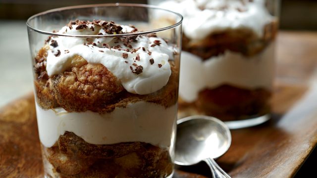 Low-calorie tiramisu