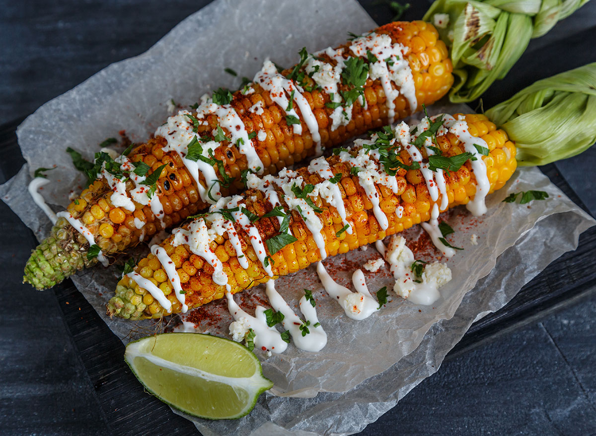 Mexican street corn elote