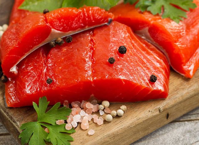 Northwest wild alaskan sockeye salmon