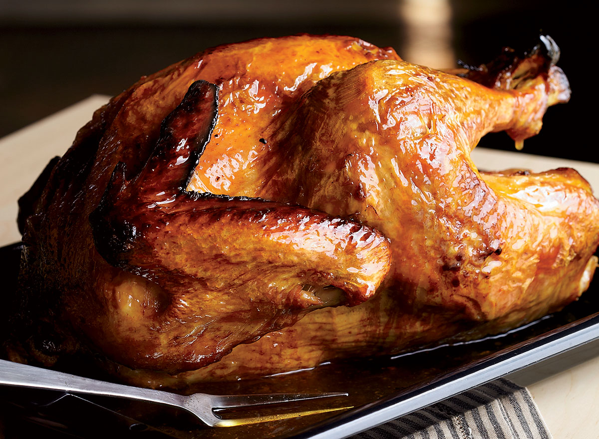 Paleo 90 minute roasted turkey with orange cranberry relish