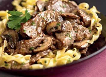 Paleo beef stroganoff