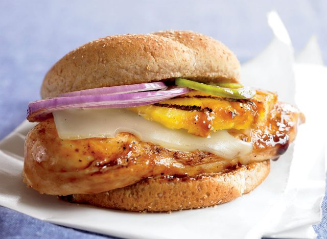 Grilled Chicken and Pineapple Paleo Sandwich