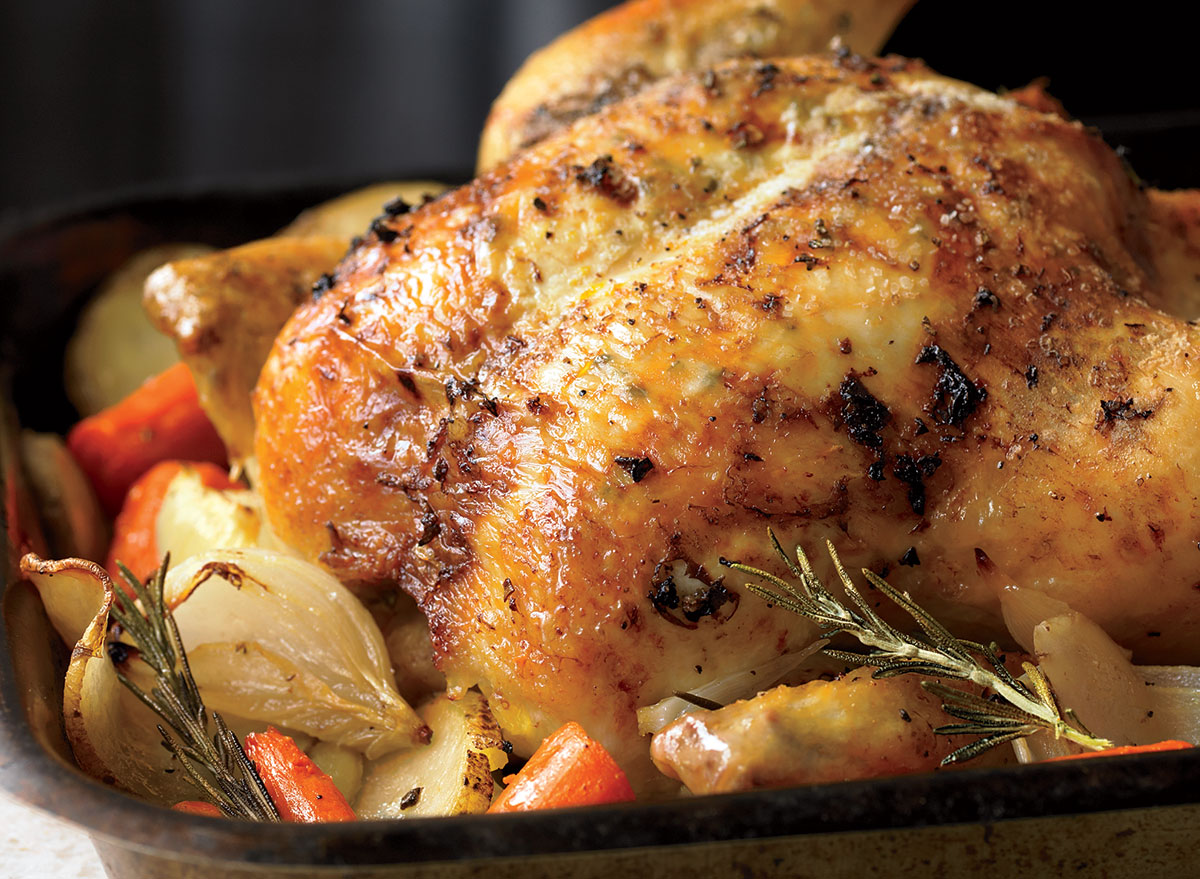 Herb Roast Chicken with Root Vegetables Recipe — Eat This Not That