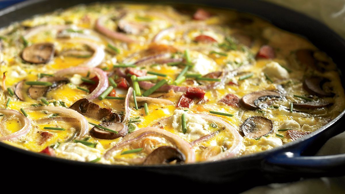 Easy Sausage and Mushroom Frittata Recipe | Eat This Not That