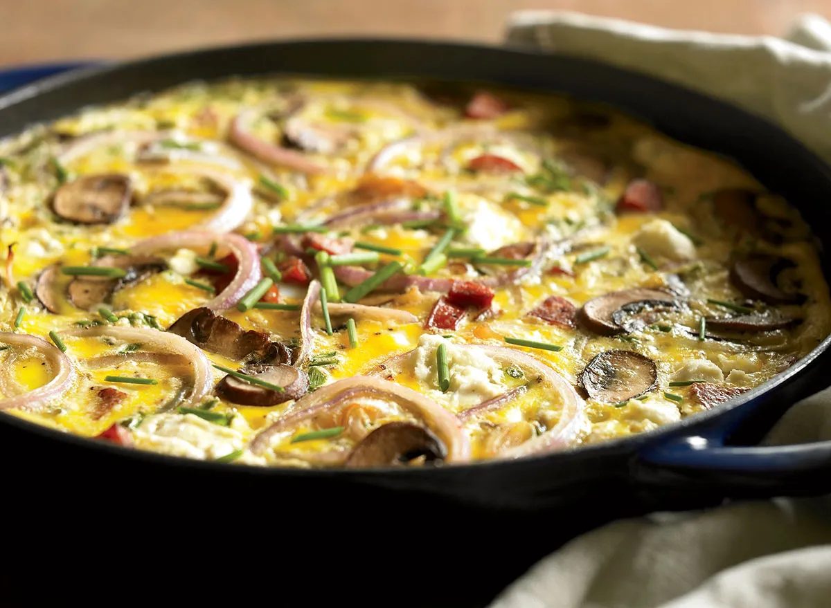 Paleo Wurstfrittata mit Pilzen