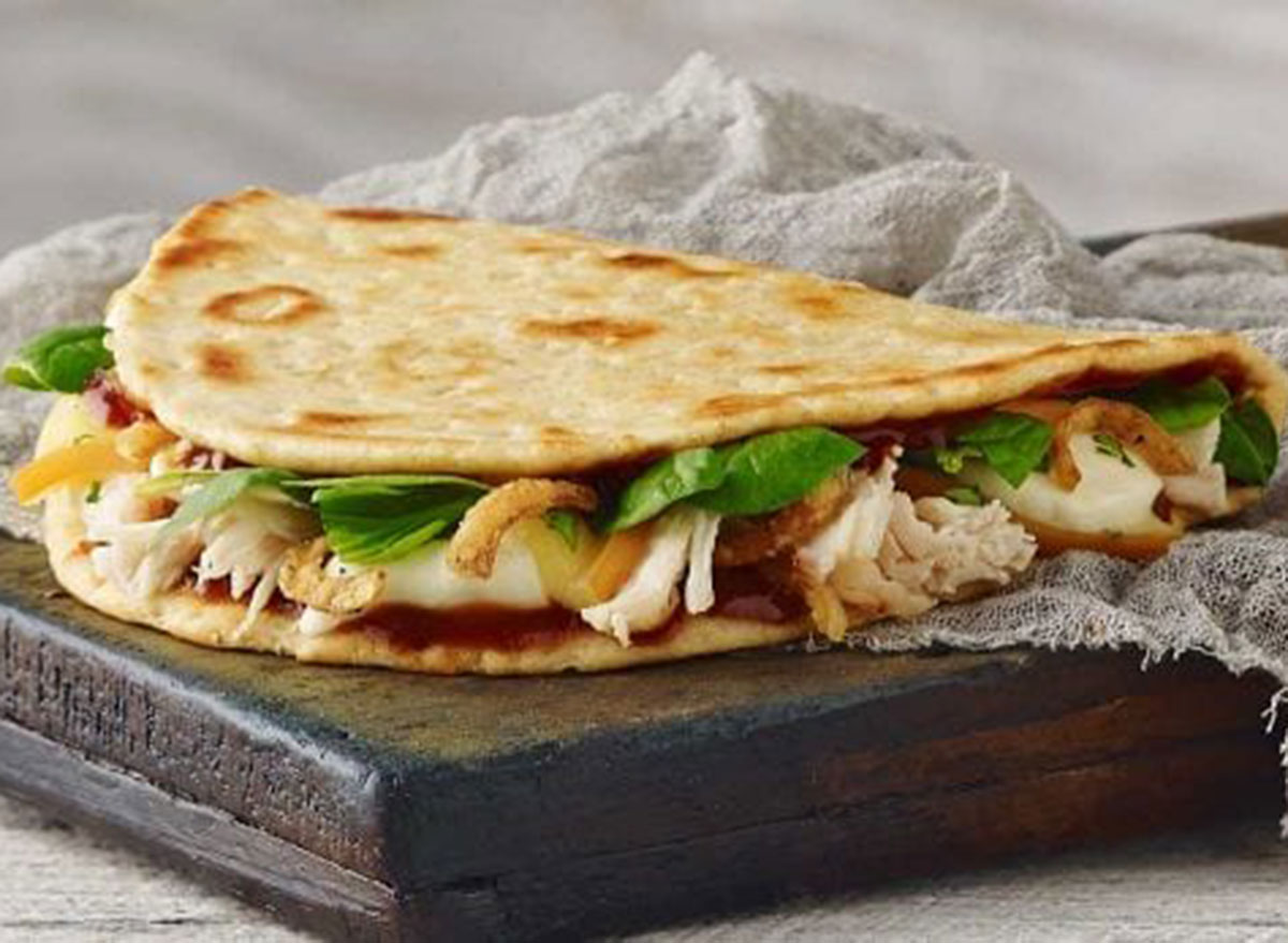 Panera bbq chicken flatbread