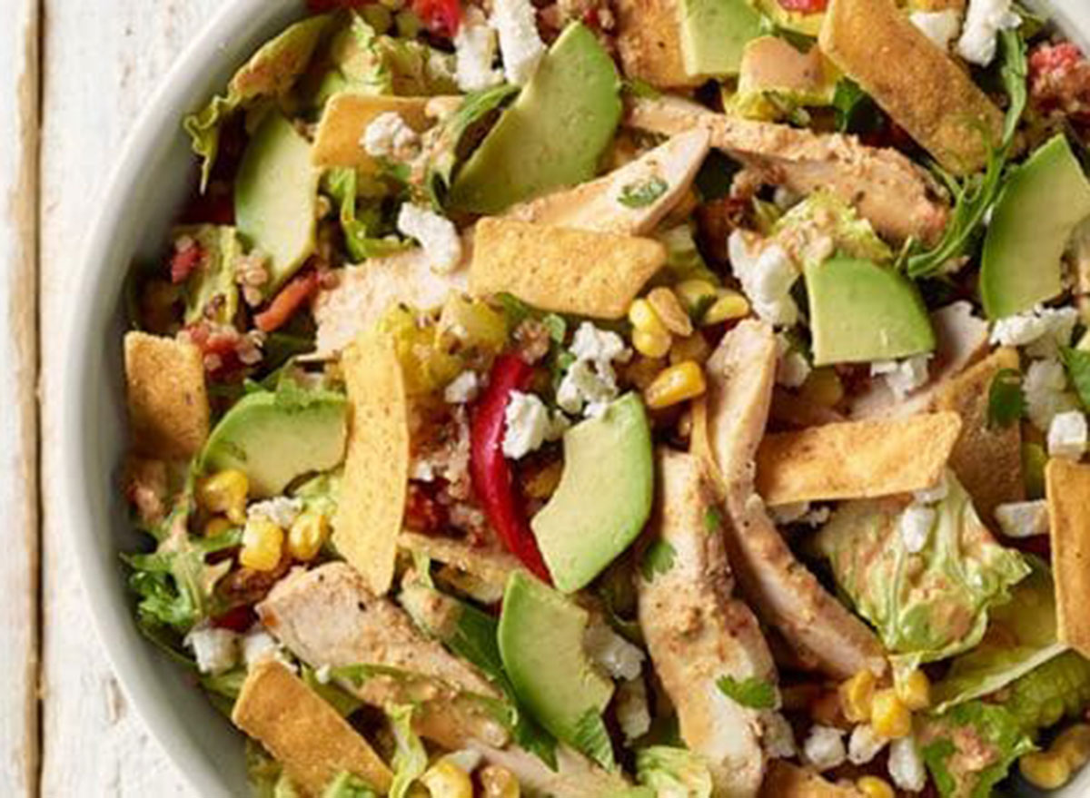 Panera southwest chile lime ranch salad with chicken
