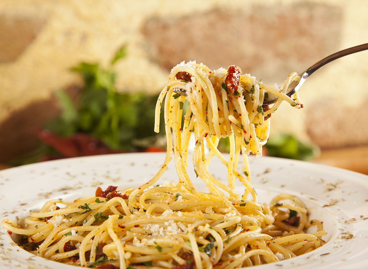 Spaghetti aglio olio