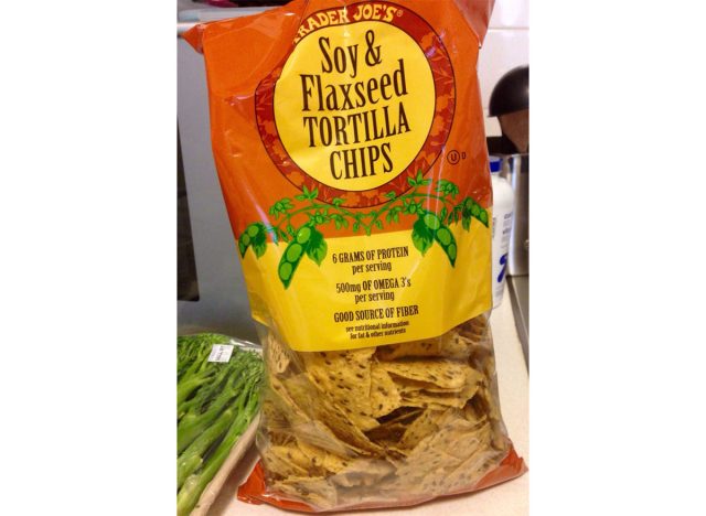 Trader joins soybeans and flaxseed chips