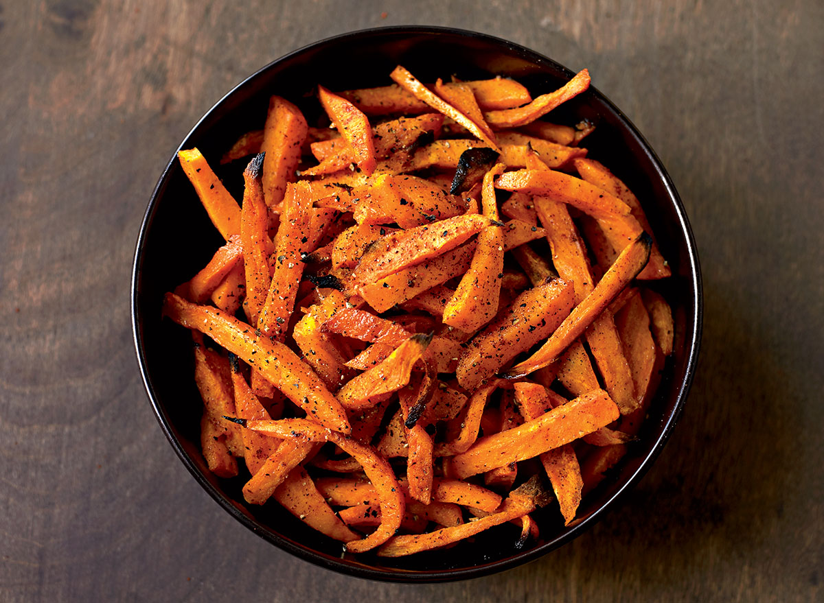 Vegan sweet potato fries