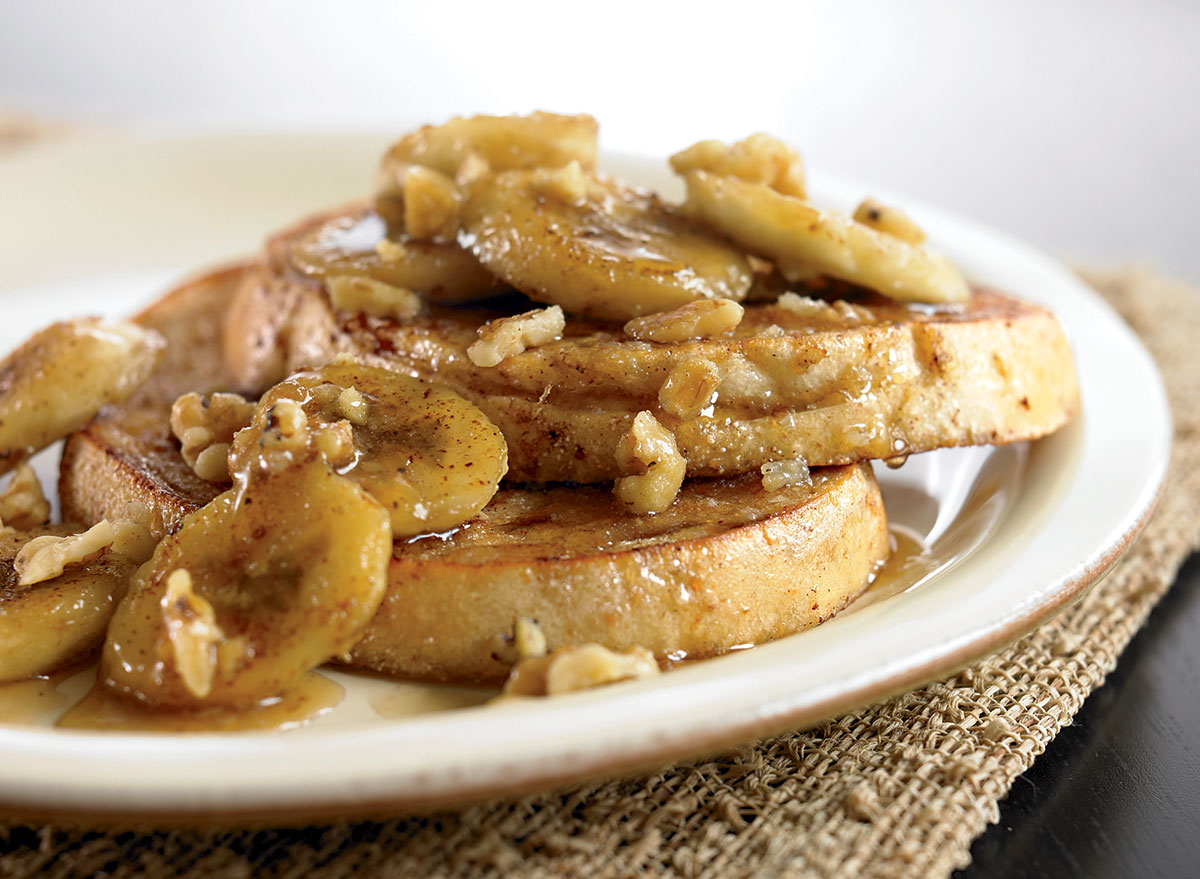 Banana and Walnut-Topped French Toast Recipe — Eat This Not That