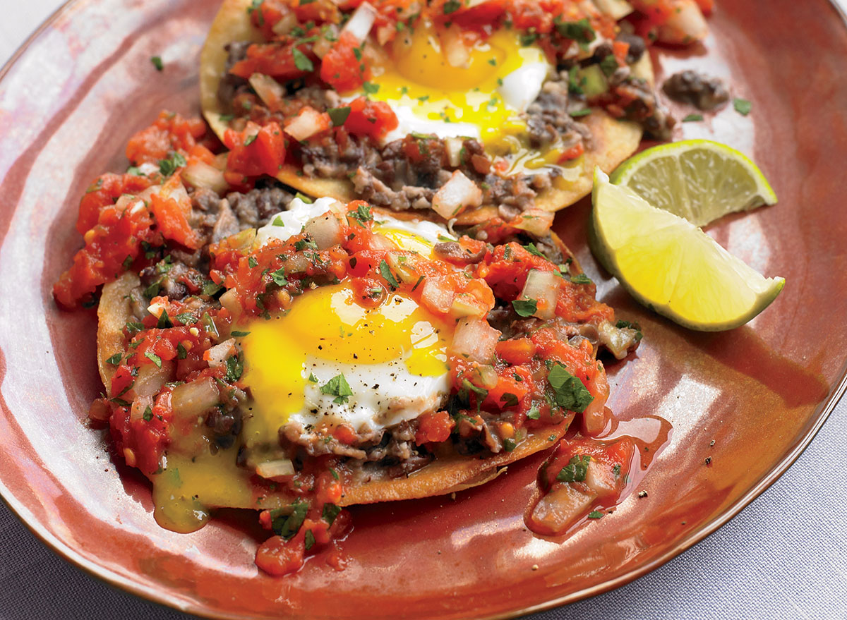 Vegetarian huevos rancheros