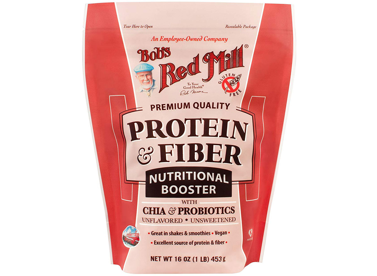 Bobs red mill protein and fiber nutritional booster unsweetened protein powder