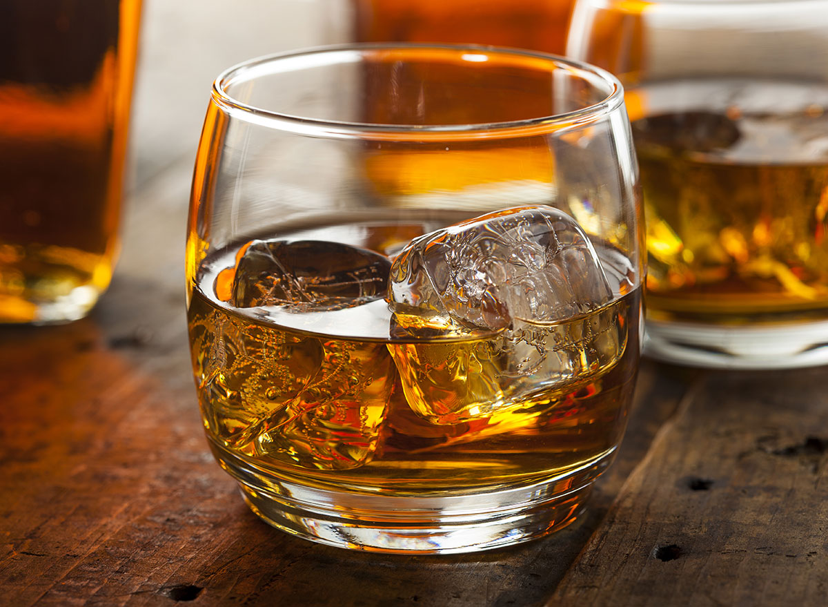 Bourbon ice cubes