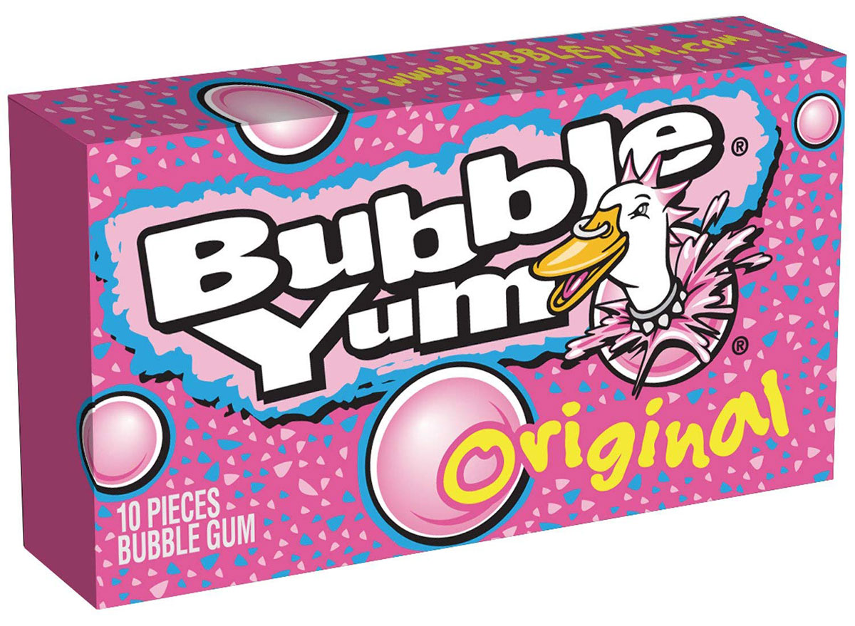 Bubble yum original gum pack