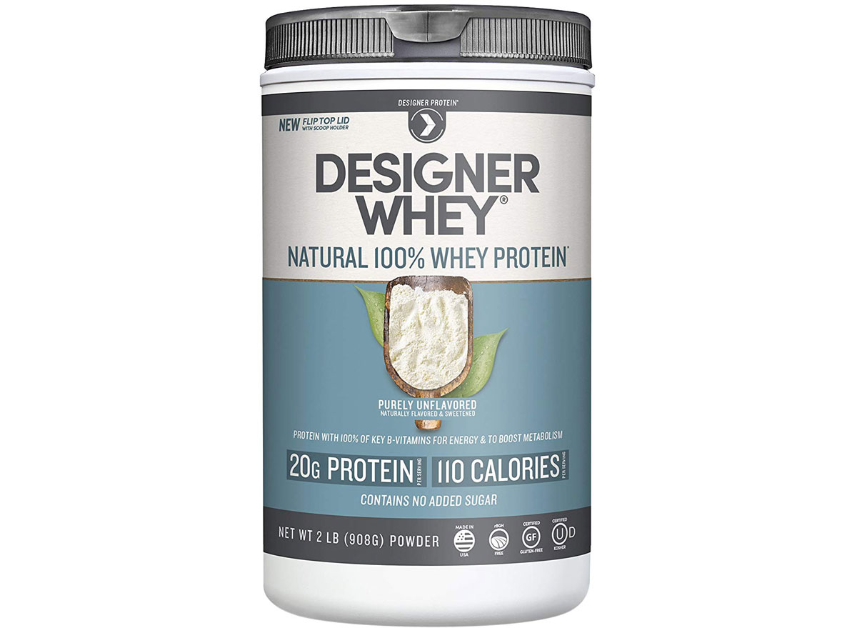 Designer whey unsweetened protein powder