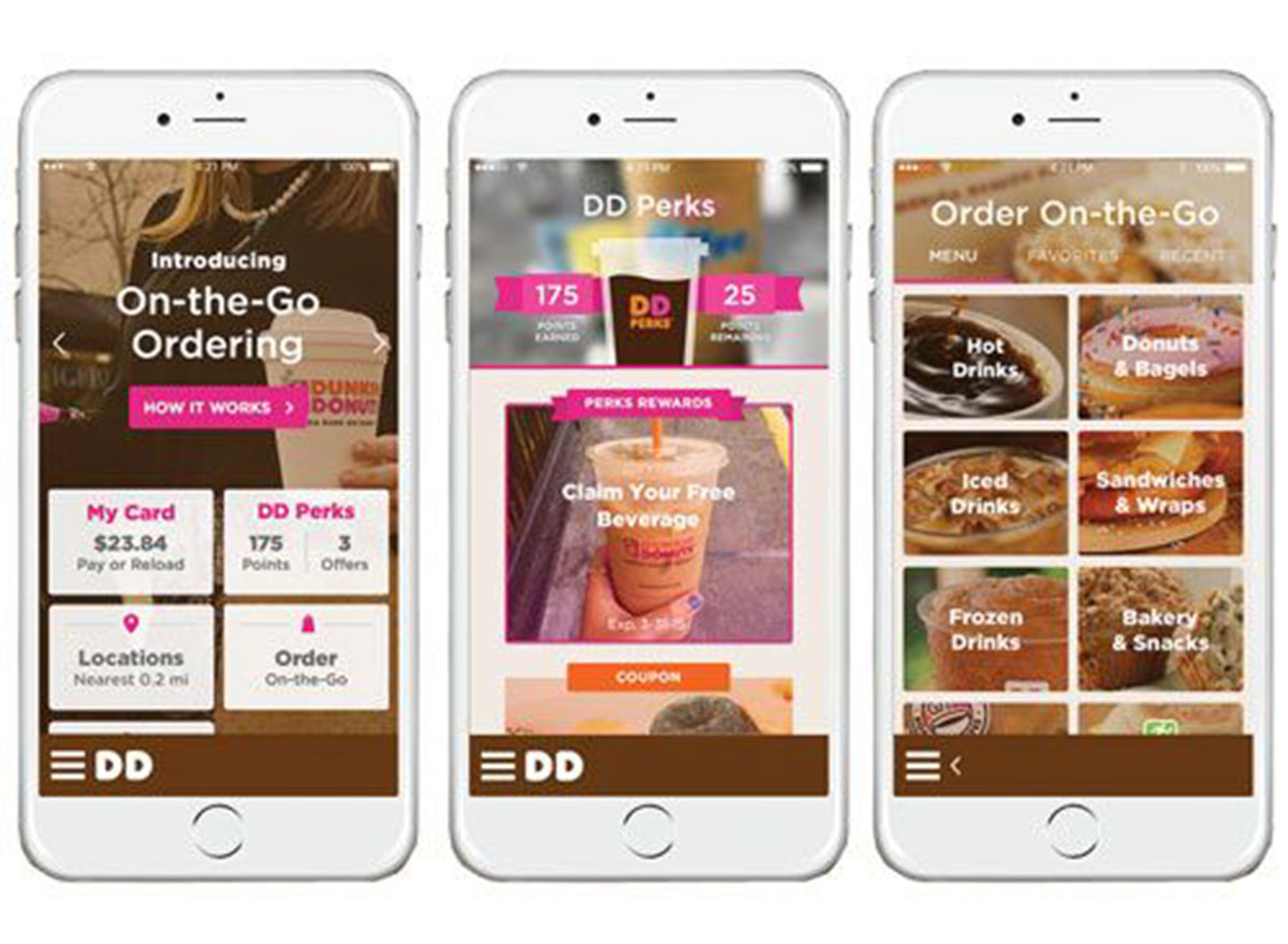 Dunkin donuts rewards app