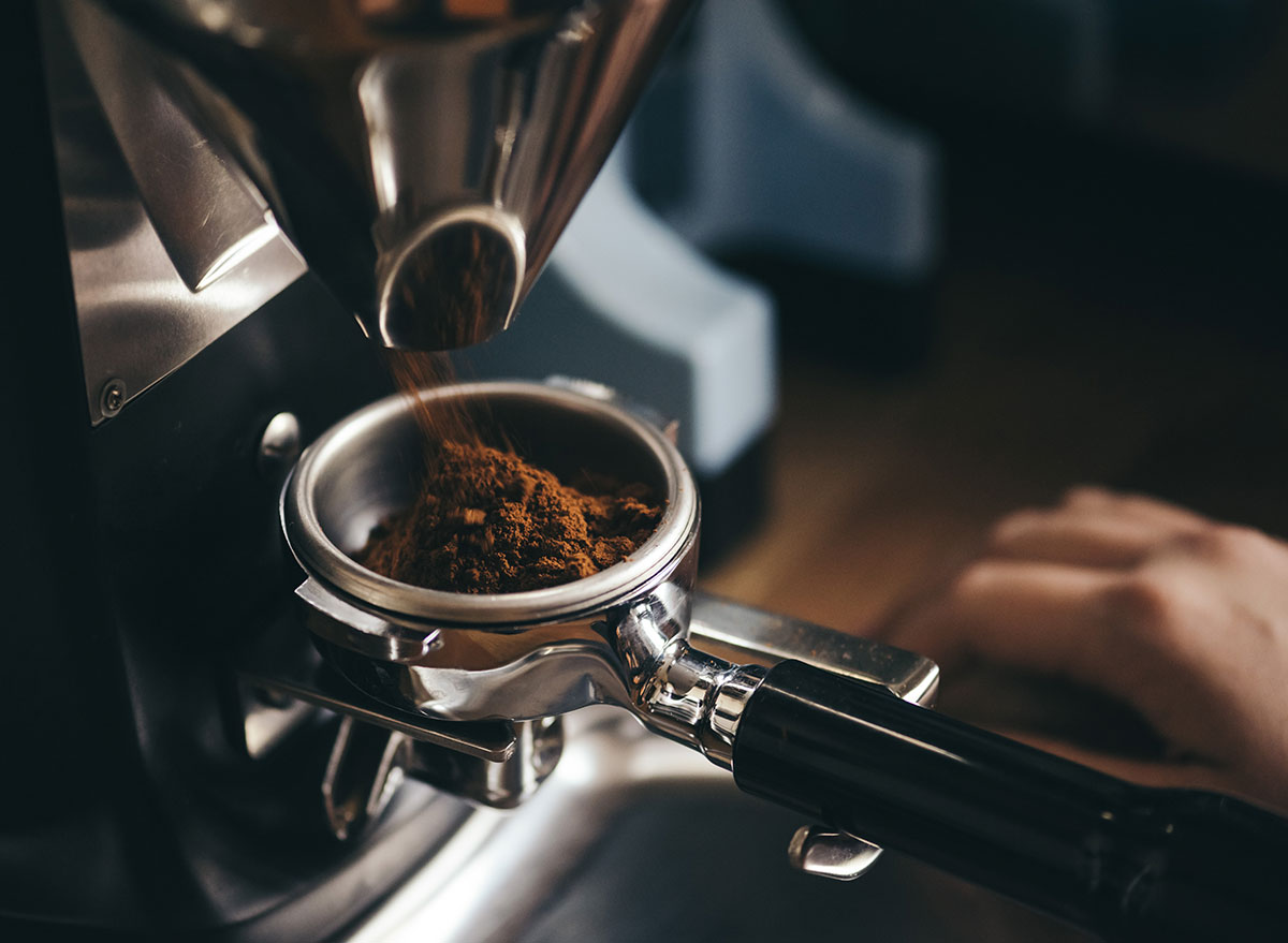 Fresh ground coffee - endometriosis diet