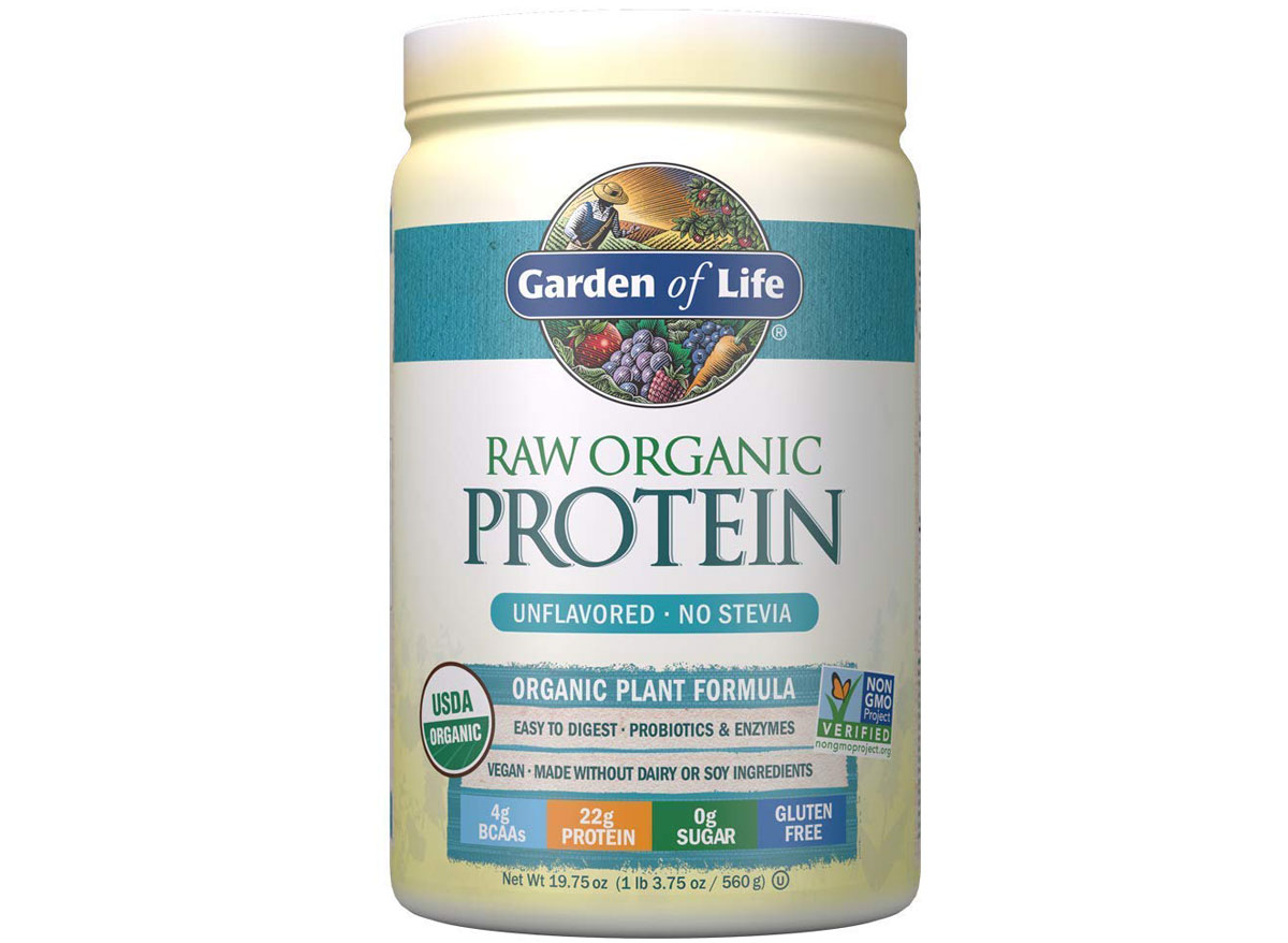 Garden of life raw organic protein unflavored unsweetened