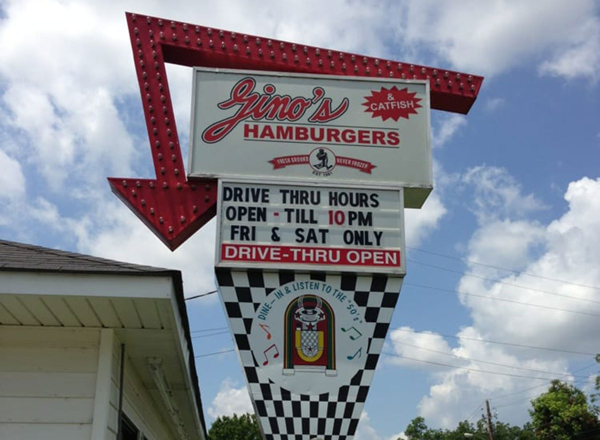 Gino's hamburgers