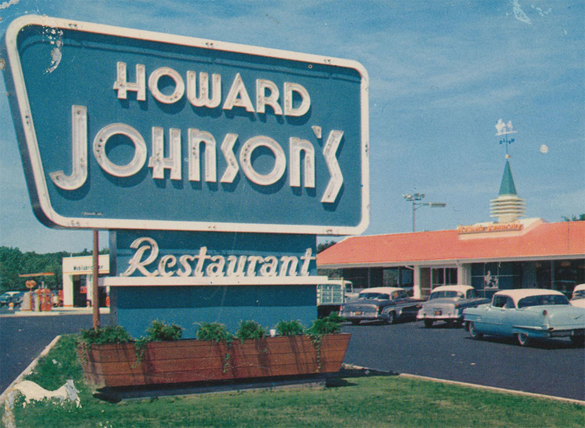 1950's HOWARD JOHNSON'S BILLBOARD 1:43/O SCALE 