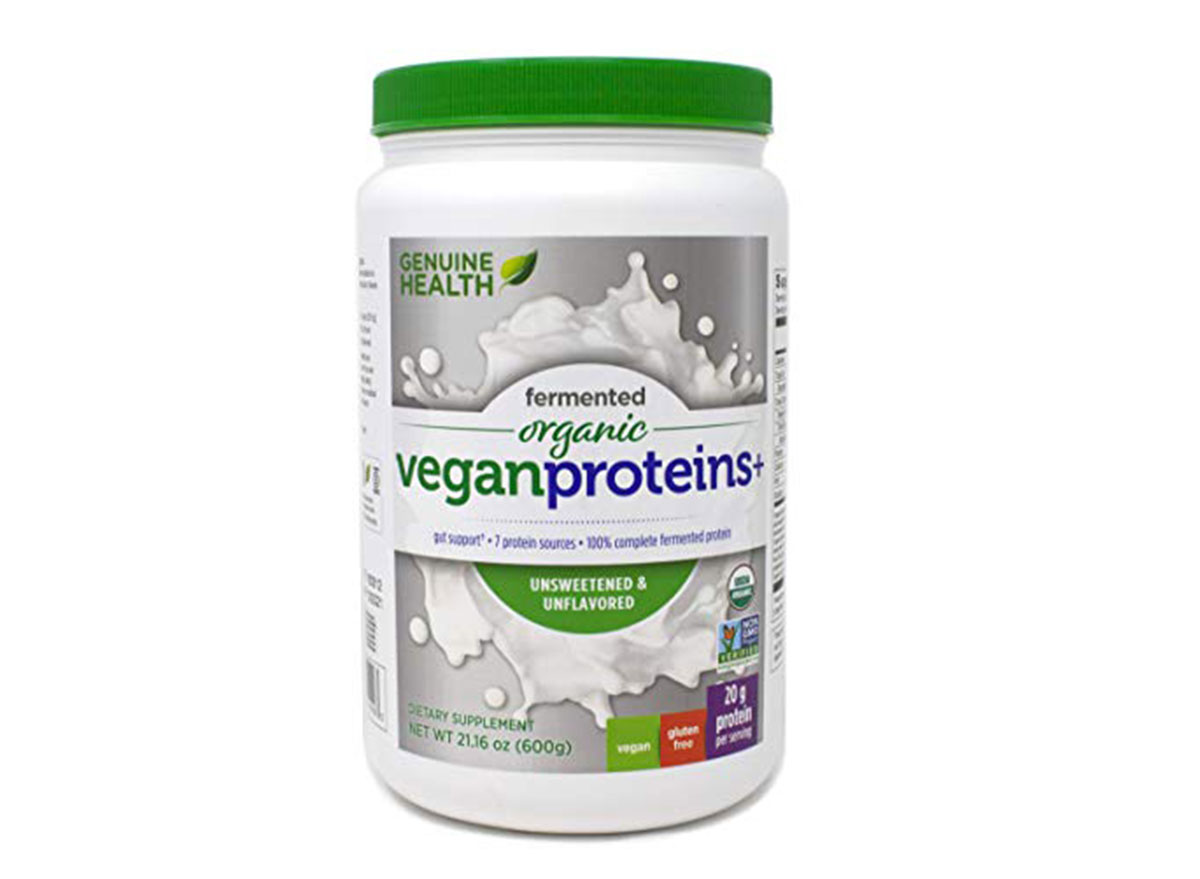 Genuine health fermented vegan proteins protein powder