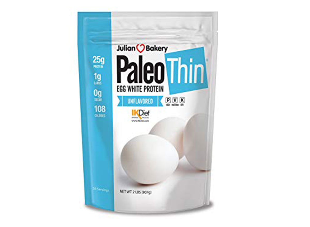 Julian's bakery paleo thin egg white protein powder