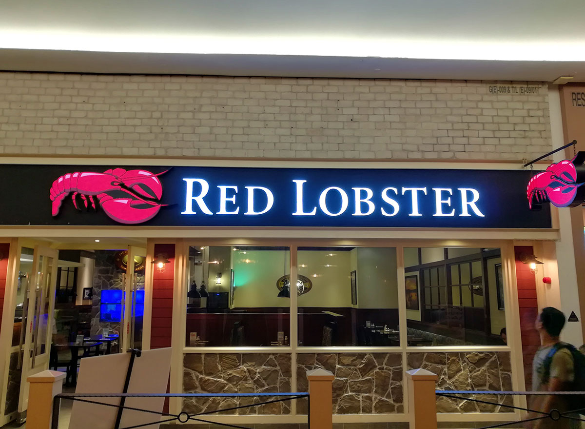 Red lobster restaurant