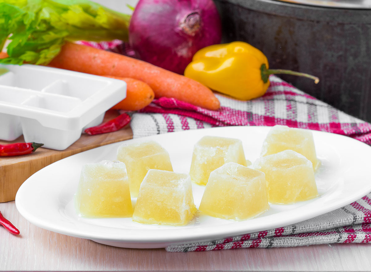 Soup ice cubes