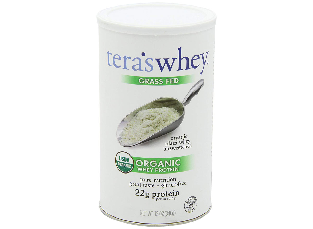 Teras whey grass fed organic whey protein concentrate powder unsweetened