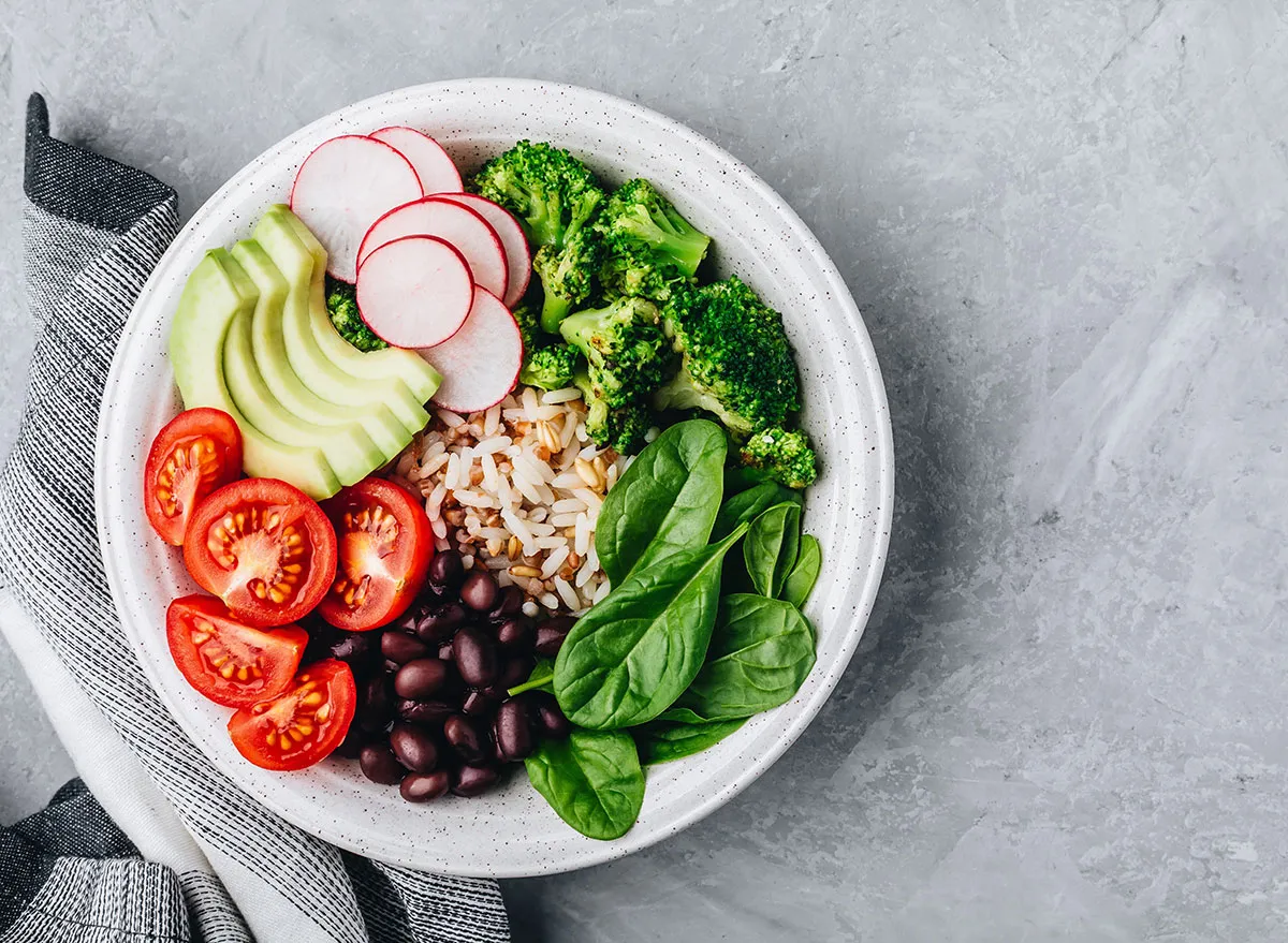 Veggie burrito bowl