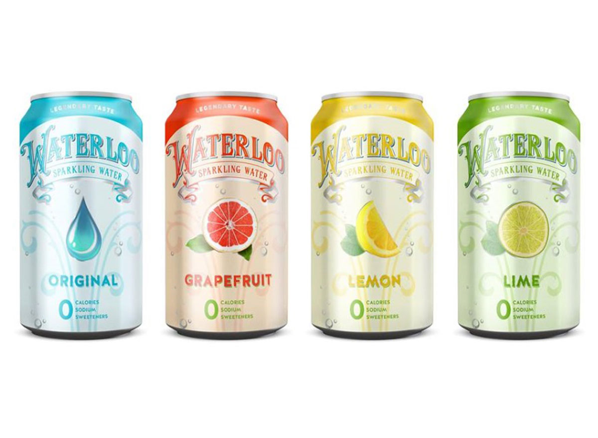 Waterloo sparkling water cans