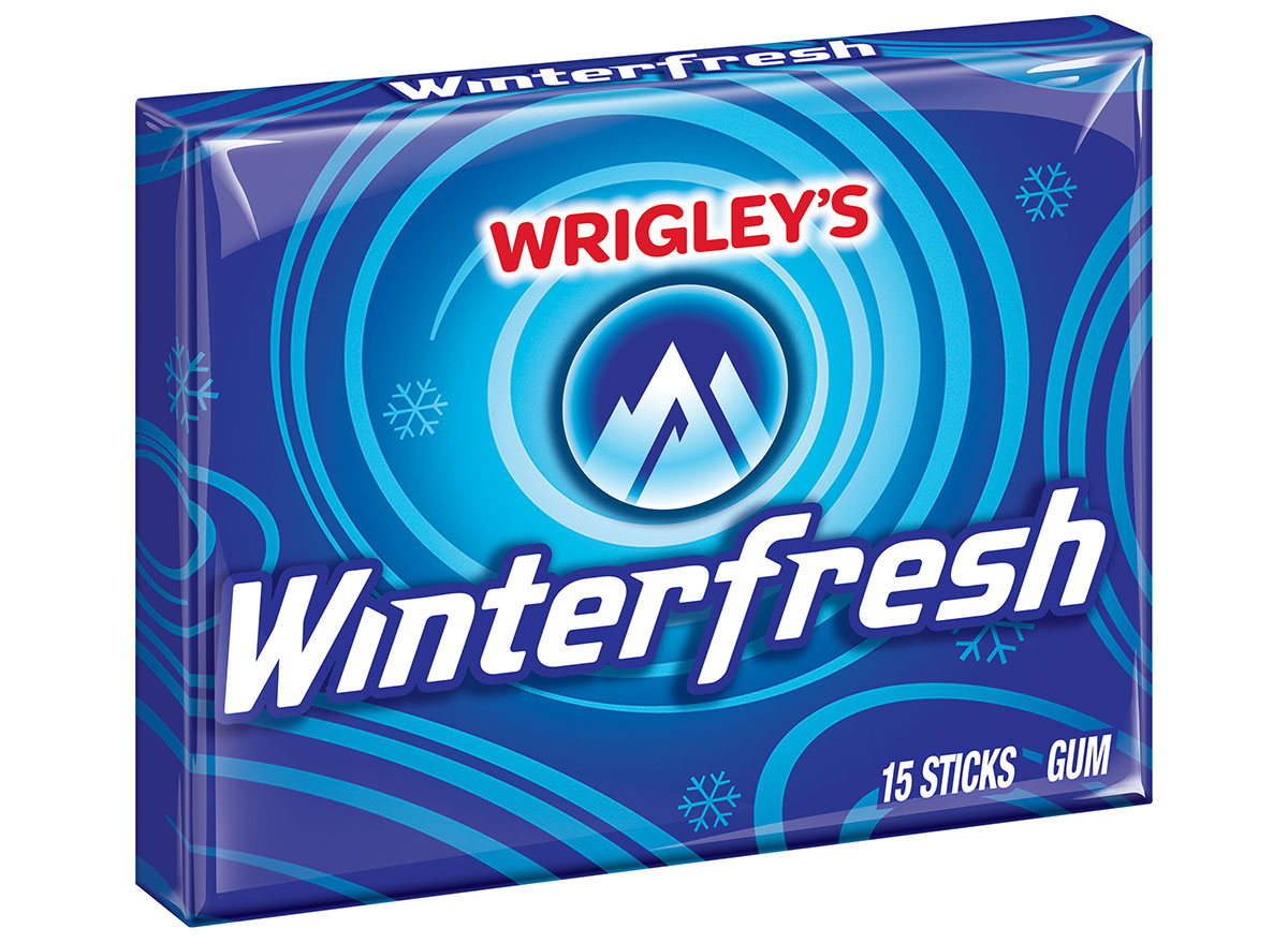 Wrigley's winterfresh gum pack