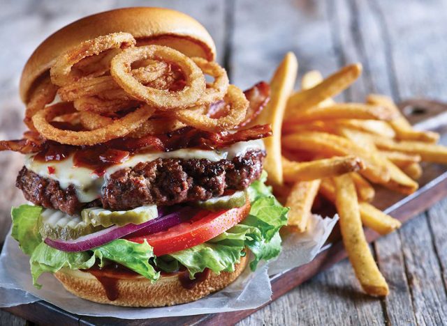 applebees whiskey bacon burger