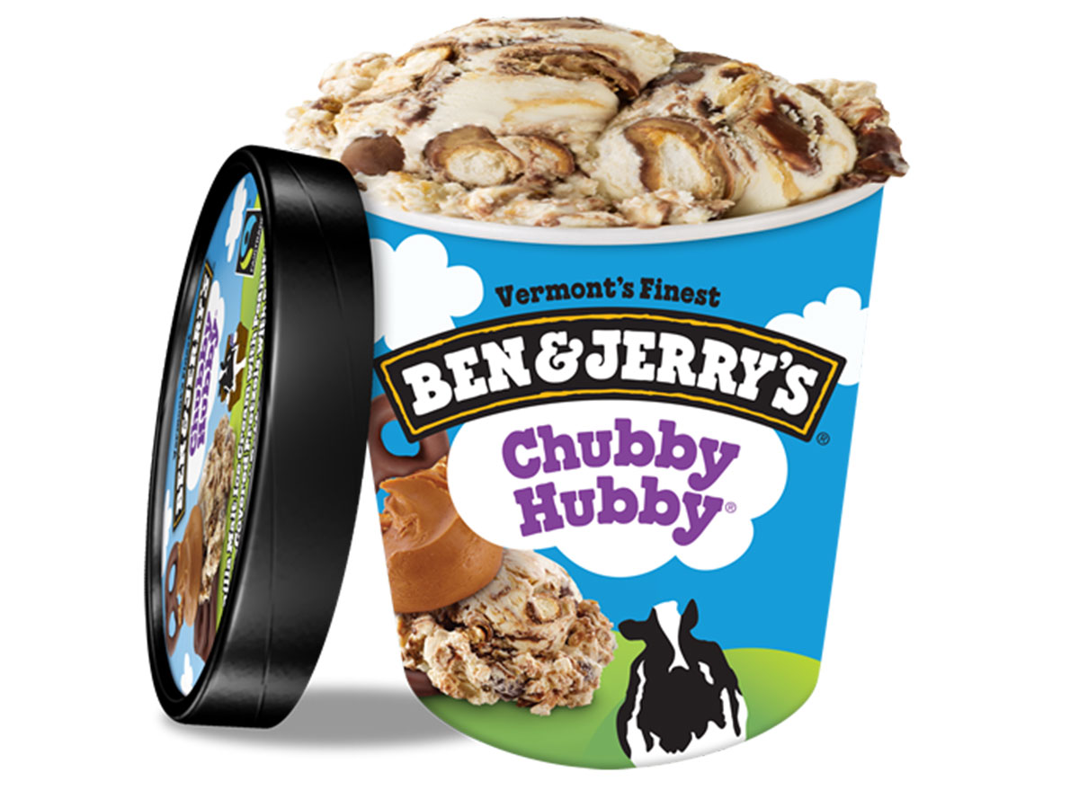 ben and jerrys chubby hubby ice cream tub
