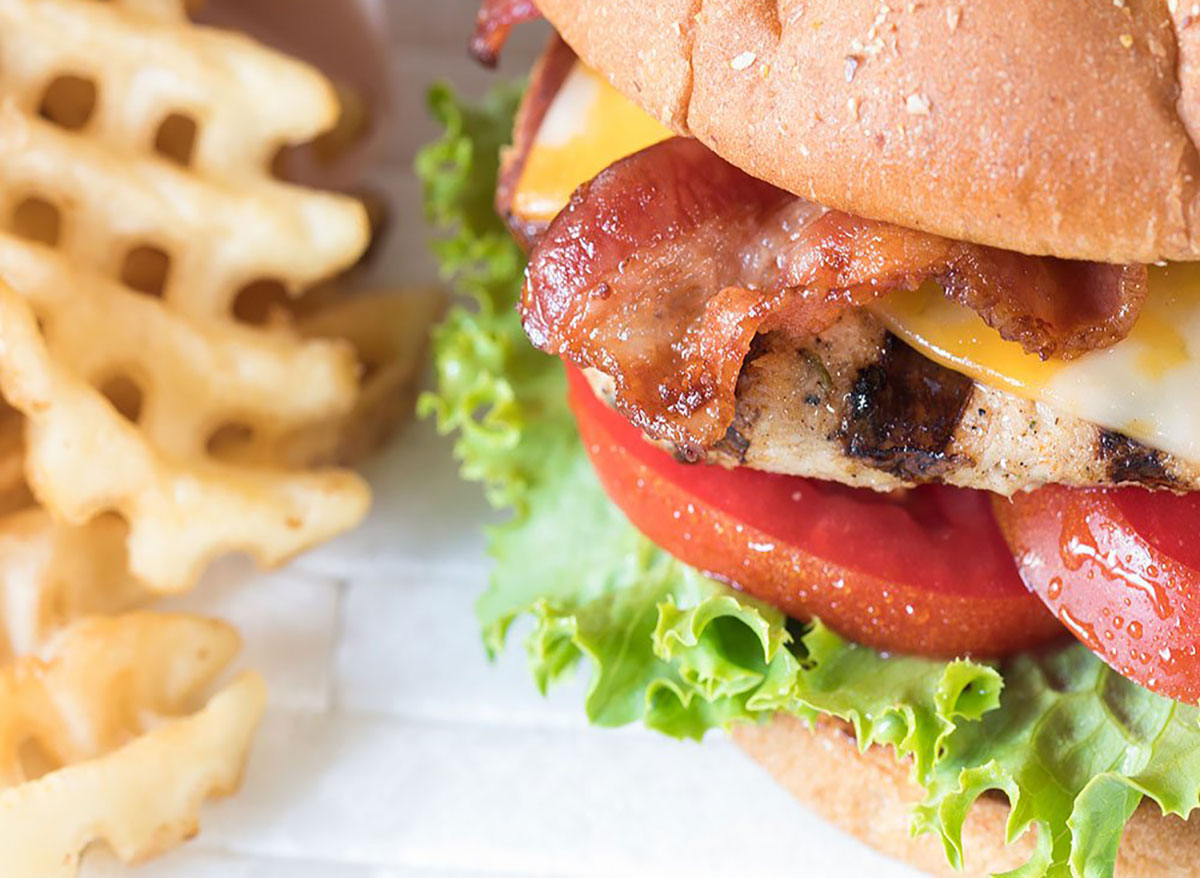 chick fil a grilled chicken sandwich with fries