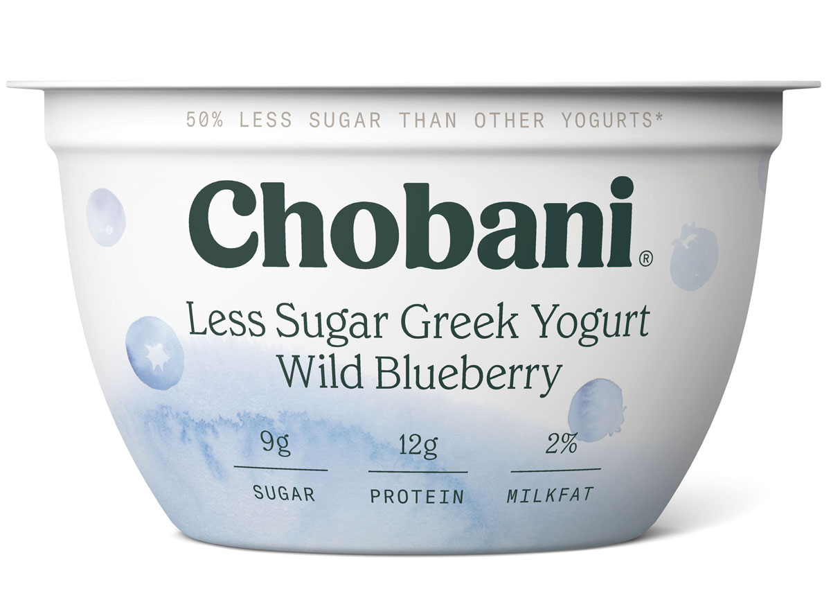 chobani wild blueberry yogurt
