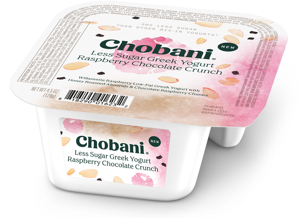chobani raspberry chocolate yogurt