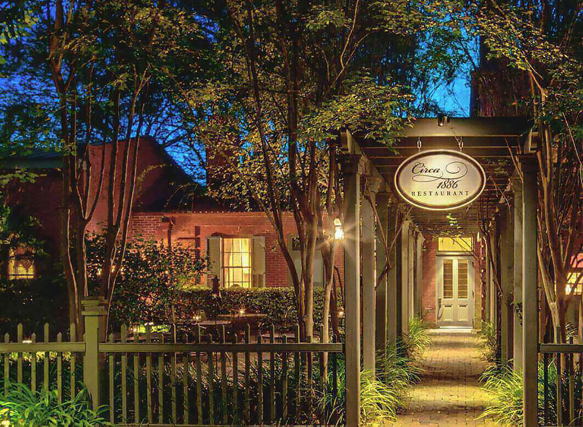 circa 1886 restaurant in charleston south carolina