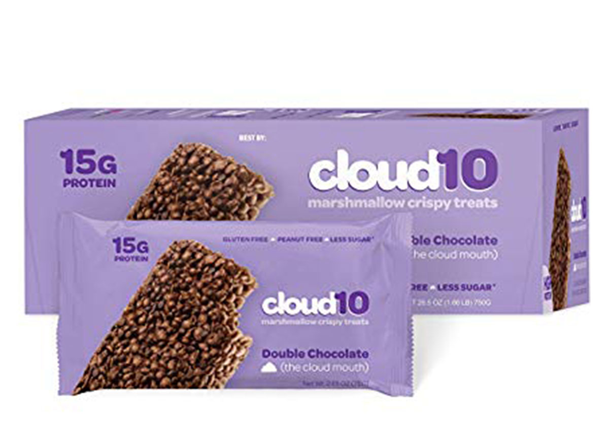 cloud 10 marshmallow crispy treats box and bar